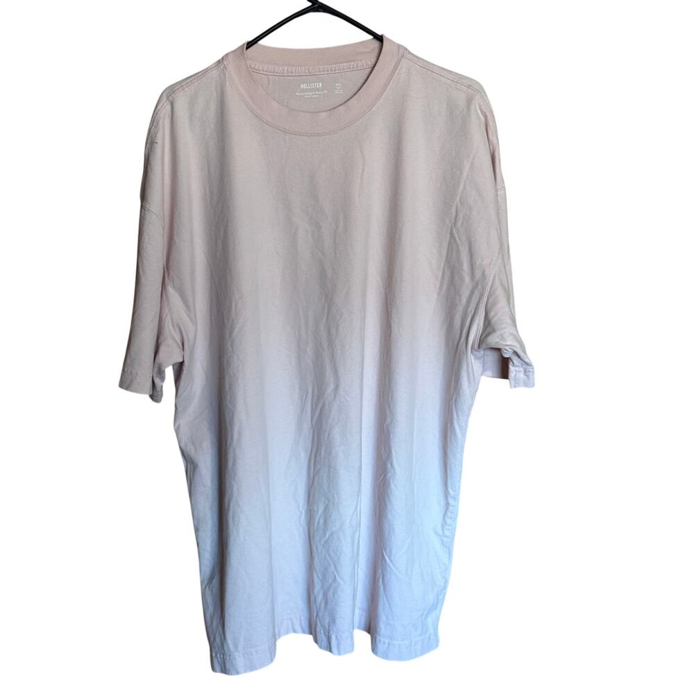 Hollister Heavyweight Boxy Fit T-Shirt Pastel Pink XXL Tall